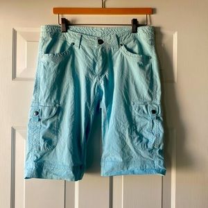 Like new *baby blue/sky blue* KUHL women’s hiking shorts